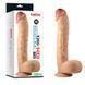 Фалоімітатор з мошонкою LOVETOYS Legendary King-Sized Realistic Dildo, з присоскою, тілесний, 12" / 30,5 см 66-LV2209 фото 2