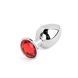 Набор анальных плагов BOSS SERIES Jewellery Silver PLUG SET, серебристый, диаметр 25 мм 64-00205 фото 3