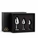 Набор анальных плагов BOSS SERIES Jewellery Silver PLUG SET, серебристый, диаметр 25 мм 64-00205 фото 8