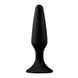Анальная пробка LOVETOYS Lure Me, силиконовая, чёрная, 10 см, 2,6 см 66-LVBK18S фото 2