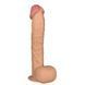 Фалоімітатор з мошонкою LOVETOYS Legendary King-Sized Realistic Dildo, з присоскою, тілесний, 12" / 30,5 см 66-LV2209 фото 5