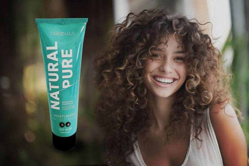 Лубрикант на водной основе Driminals Natural Pure, для чувствительной кожи, телесный, 100 мл 400-923011 фото