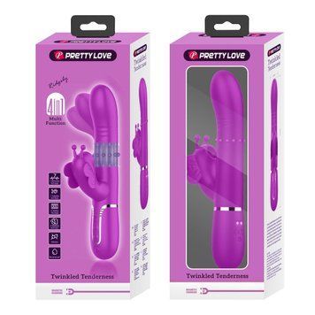 Вібратор PRETTY LOVE Butterfly Clit Vibrator Pink BW-500011 фото