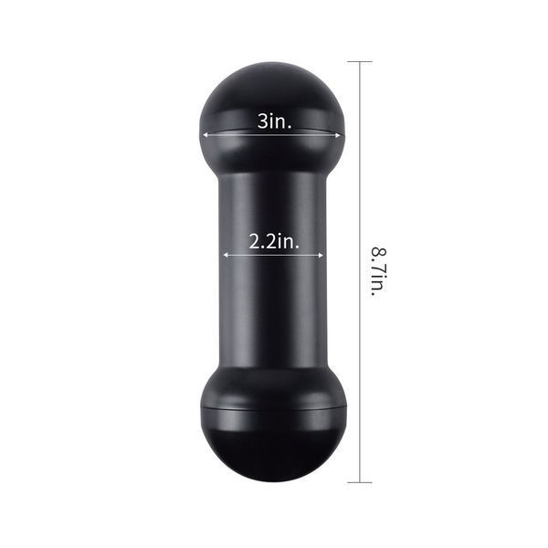 Мастурбатор LOVETOYS Training Master Double Side Stroker, з двома отворами (рот та вагіна), тілесний 66-LV250002 фото