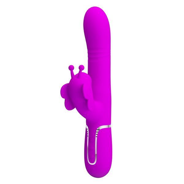 Вібратор PRETTY LOVE Butterfly Clit Vibrator Pink BW-500011 фото
