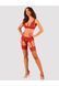 Комплект белья OBSESSIVE Lacelove cupless, бра, трусики и пояс для чулок, красный, XS/S 49-1553 фото 5