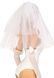 Фата нареченої Leg Avenue Tiered bridal veil O/S SO9232 фото 2