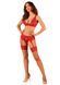 Комплект белья OBSESSIVE Lacelove cupless, бра, трусики и пояс для чулок, красный, XS/S 49-1553 фото 1
