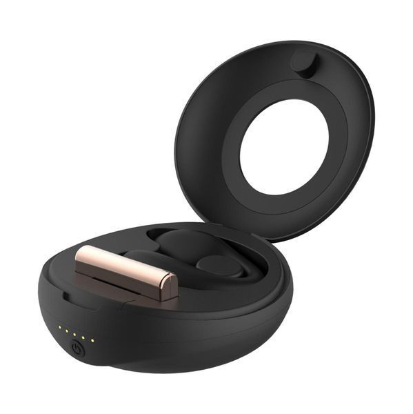 Вібратор osy Gold &ndash; C-Shape Vibrator with Luxury Charging Case &ndash; Black 55-121127-Black фото