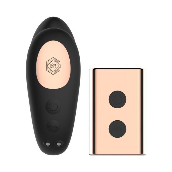 Вібратор osy Gold &ndash; C-Shape Vibrator with Luxury Charging Case &ndash; Black 55-121127-Black фото