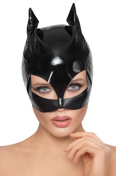 Вінілова маска кішка Vinyl Cat Mask S-L 42-28701181102 фото