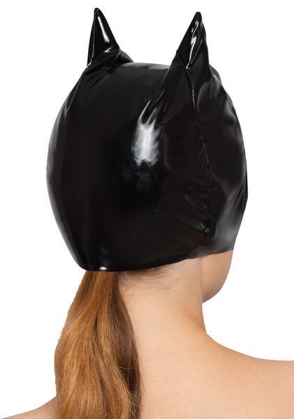 Вінілова маска кішка Vinyl Cat Mask S-L 42-28701181102 фото