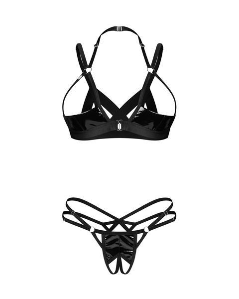 Комплект Obsessive Keira Lise 2-pcs crotchless set S/M SX3099 фото