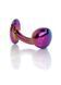 Анальный плаг Plug-Jewellery Curved, цветной кристалл, размер M, 90 мм 64-00150 фото 5