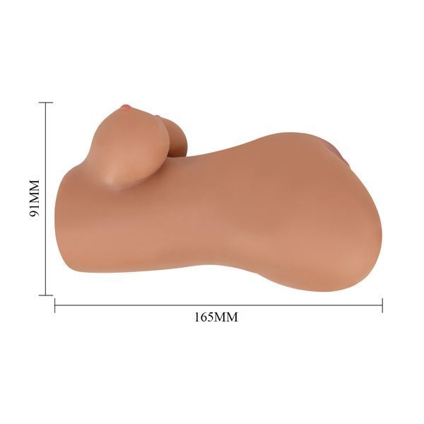 Мастурбатор CRAZY BULL HANNAH, Double-entry masturbator's realistic vagina or anus BM-009247N-1 фото