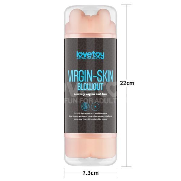 Мастурбатор подвійний SKIN BLOWOUT DOUBLE SIDE STROKER 66-LV250016 фото