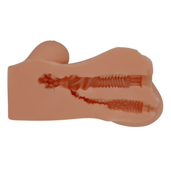Мастурбатор CRAZY BULL HANNAH, Double-entry masturbator's realistic vagina or anus BM-009247N-1 фото