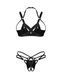 Комплект Obsessive Keira Lise 2-pcs crotchless set S/M SX3099 фото 4