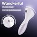 Вакуумный стимулятор Satisfyer Wand-erful, с волнами давления и мощной вибрацией, лавандовый, 16 см 73-4081960 фото 3