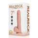 Реалистичный вибратор RealRock Regular Straight Cock with Balls, телесный, 7" / 18 см 36-REA189FLE1 фото 2