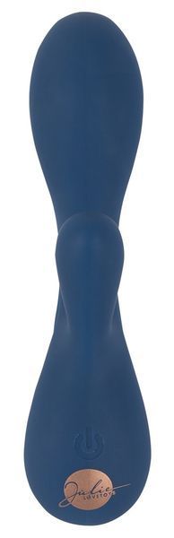 Вібратор-кролик ORION Julie Lovetoys Mini Rabbit Vibrator, синій, 15 см 42-05541540000 фото