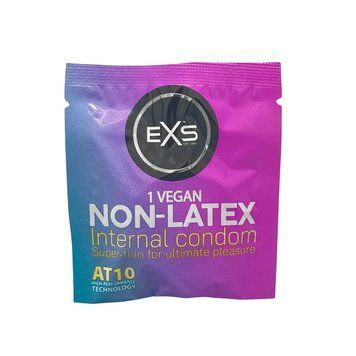 Внутрішній презерватив EXS Non-Latex, ультратонкий з петлями для фіксації 12-EXSLOOP фото