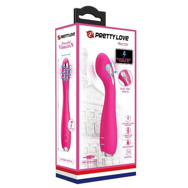 Вібратор PRETTY LOVE HECTOR, 5 Electric Shock BI-014765-1 фото Вібратор PRETTY LOVE HECTOR, 5 Electric Shock BI-014765-1 фото