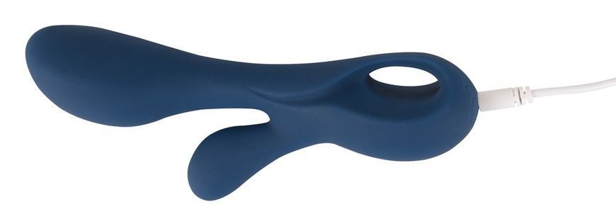 Вібратор-кролик ORION Julie Lovetoys Mini Rabbit Vibrator, синій, 15 см 42-05541540000 фото
