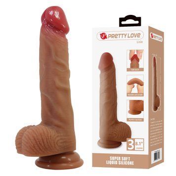 Фалоімітатор PRETTY LOVE Lisle 8.1 Super Soft Liquid Silicone Dildo BW-008137N фото