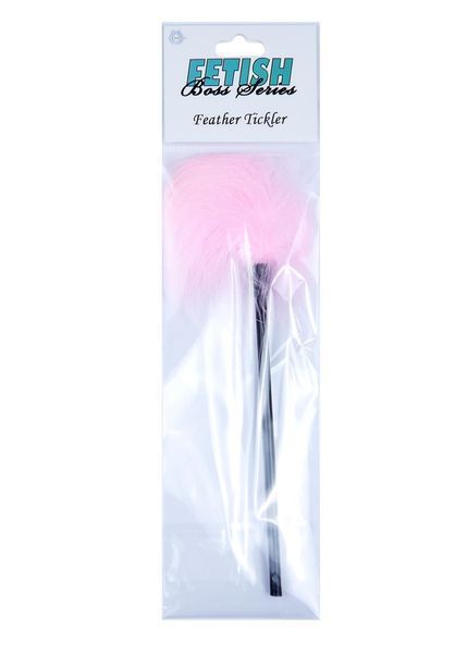 Пір'їнка Feather Tickler Pink Boss Series Fetish 61-00028 фото