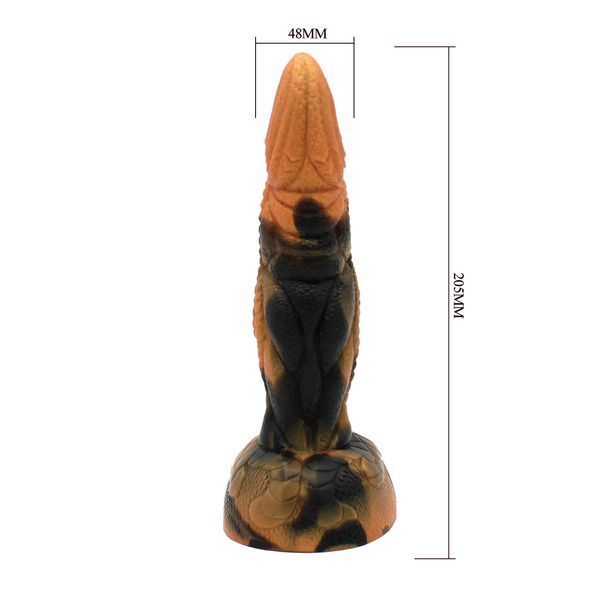 Фалоімітатор Power Monsters Tyrannosaurus &ndash; 20.5 cm Rippled Monster Silicone Dildo BW-008157 фото