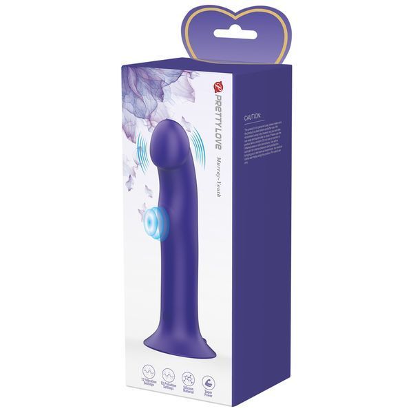 Вібратор PRETTY LOVE Murray - Youth, 12 pulse wave settings 12 vibration functions Suction base BI-014952L фото