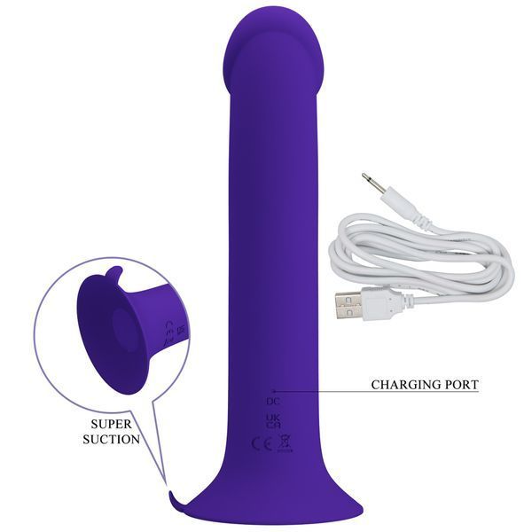 Вібратор PRETTY LOVE Murray - Youth, 12 pulse wave settings 12 vibration functions Suction base BI-014952L фото