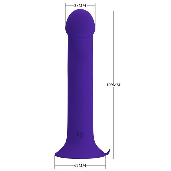 Вібратор PRETTY LOVE Murray - Youth, 12 pulse wave settings 12 vibration functions Suction base BI-014952L фото