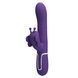 Вібратор-кролик PRETTY LOVE Twinkled Tenderness Purple, силікон, фіолетовий, подвійна стимуляція BW-500011-2 фото 5