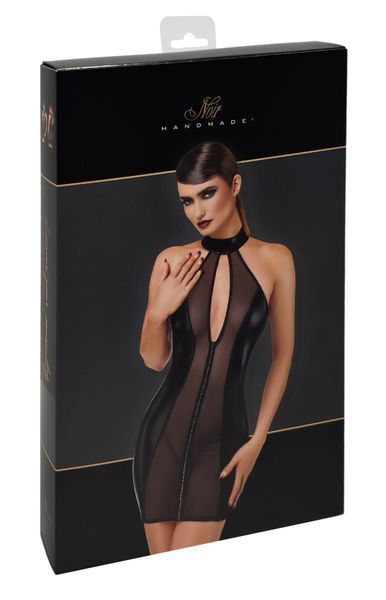 Сукня Noir Handmade F370 Luxuria Crystal Sheer Mini Dress M SX4105 фото