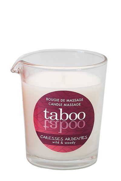 Масажна свічка RUF Taboo Caresses Ardentes, з ароматом папороті, 60 г 19-4004 фото
