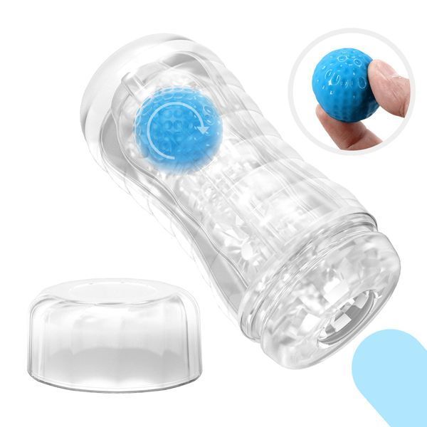 Прозорий мастурбатор вагіна PRETTY LOVE VACUUM CUP MASTURBATOR Planet ABS TPR BM-009249N фото