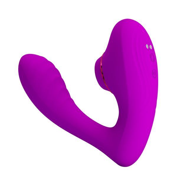Вібромасажер PRETTY LOVE Naty Clitoral Thrusting Stimulator BI-040191 фото