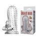 Насадка на пенис с вибрацией BAILE Brave Man, прозрачная BI-026205 фото 1