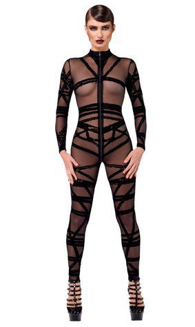 Комбінезон Noir Handmade F357 Bondesque Catsuit XXL SX4056 фото
