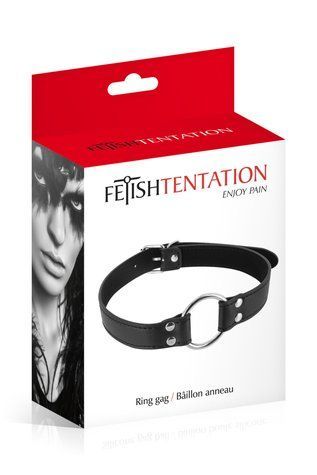 Кляп-кільце CONCORDE PRO Open Mouth Gag, чорний, 48 мм 90-6060270010 фото