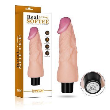 Вібромасажер DILDO 7 REAL SOFTEE 66-LV0911 фото