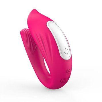 Смарт вібратор для двох Vibrator - pink - app control 26-00202 фото
