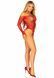 Сітчасте боді зі стразами Leg Avenue Crystalized fishnet bodysuit Red One Size SO9138 фото 4