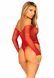 Сітчасте боді зі стразами Leg Avenue Crystalized fishnet bodysuit Red One Size SO9138 фото 2