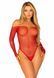 Сітчасте боді зі стразами Leg Avenue Crystalized fishnet bodysuit Red One Size SO9138 фото 1