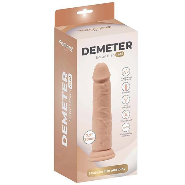 Реалістичний силіконовий вібратор Demeter better than real 94-FT001122 фото