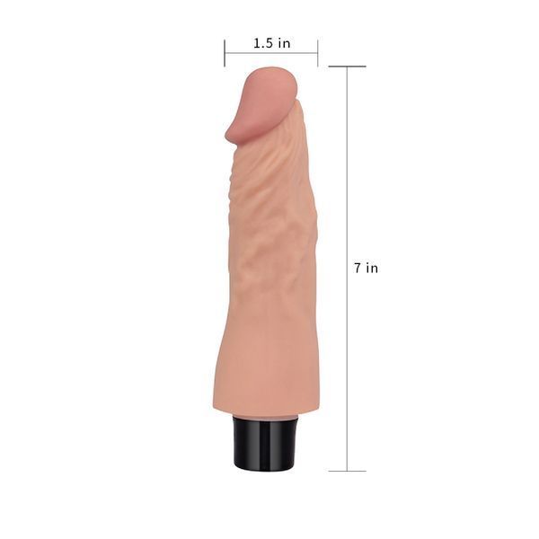 Вібромасажер DILDO 7 REAL SOFTEE 66-LV0911 фото