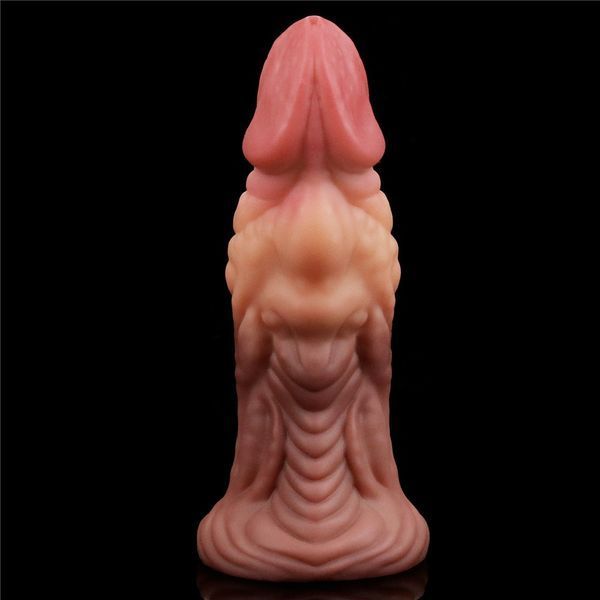 Фалоімітатор 7.0'' Dual layered Platinum Silicone Plug 66-LV411017 фото